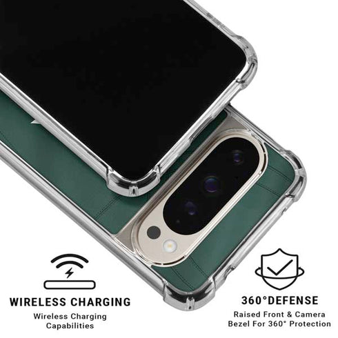 Michigan State University Green Jersey Google Pixel 9/9 Pro Clear Case